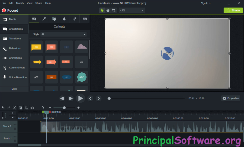 Camtasia Studio Crackeado + Serial Key Download Grátis PT-BR